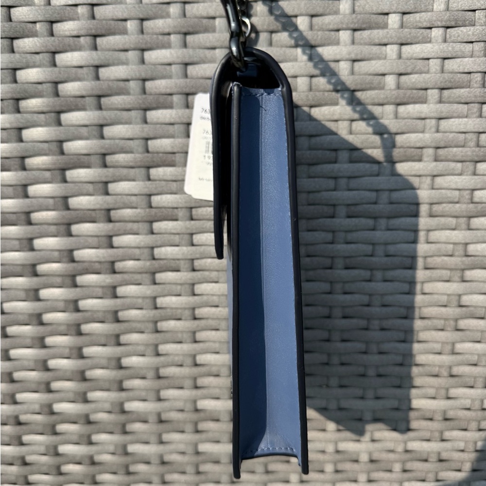 Coach Snap Phone Crossbody Bag- Color:Stone Blue - Picture 4 of 5